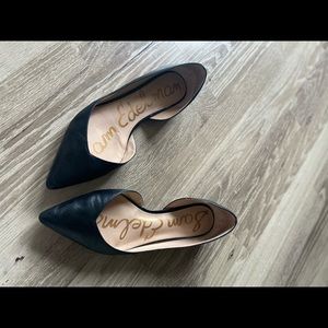 SAM EDELMAN "Rodney" D'orsay Flats Women’s size 10 Black Pointed